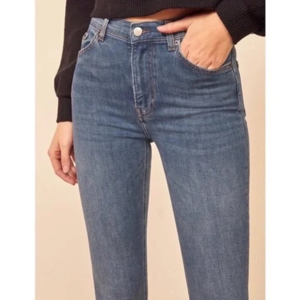 Reformation Harper High Rise Skinny Jeans - Size 27 - Picture 3 of 12